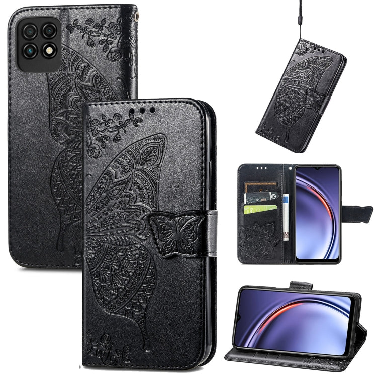 Butterfly Love Flower Embossed Horizontal Flip Leather Case with Holder & Card Slots & Wallet & Lanyard, For Blackview A100, For Huawei nova 8 SE Youth, For Infinix Hot 10T, For Infinix Note 10 Pro, For infinix Smart 5, For Motorola Moto Edge 20 Lite  ...