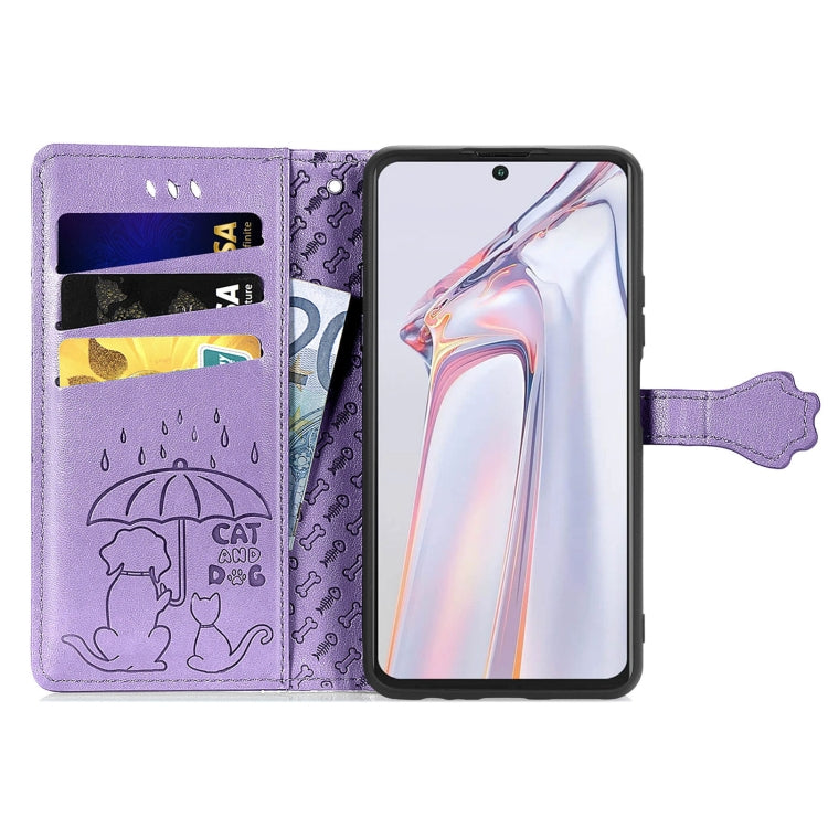 Lovely Cat and Dog Embossing Pattern Horizontal Flip Leather Case , with Holder & Card Slots & Wallet & Cartoon Clasp & Lanyard, For Blackview A100, For Huawei nova 8 SE Youth, For Infinix Hot 10T, For Infinix Note 10 Pro, For infinix Smart 5          ...