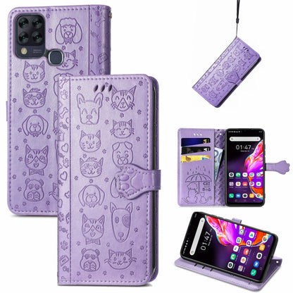 Lovely Cat and Dog Embossing Pattern Horizontal Flip Leather Case , with Holder & Card Slots & Wallet & Cartoon Clasp & Lanyard, For Blackview A100, For Huawei nova 8 SE Youth, For Infinix Hot 10T, For Infinix Note 10 Pro, For infinix Smart 5          ...