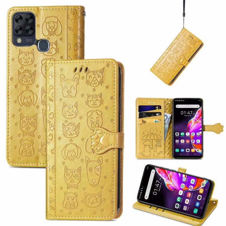 Lovely Cat and Dog Embossing Pattern Horizontal Flip Leather Case , with Holder & Card Slots & Wallet & Cartoon Clasp & Lanyard, For Blackview A100, For Huawei nova 8 SE Youth, For Infinix Hot 10T, For Infinix Note 10 Pro, For infinix Smart 5          ...