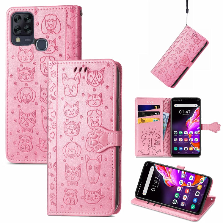 Lovely Cat and Dog Embossing Pattern Horizontal Flip Leather Case , with Holder & Card Slots & Wallet & Cartoon Clasp & Lanyard, For Blackview A100, For Huawei nova 8 SE Youth, For Infinix Hot 10T, For Infinix Note 10 Pro, For infinix Smart 5          ...