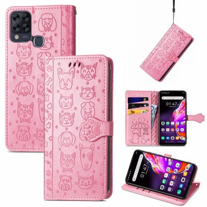 Lovely Cat and Dog Embossing Pattern Horizontal Flip Leather Case , with Holder & Card Slots & Wallet & Cartoon Clasp & Lanyard, For Blackview A100, For Huawei nova 8 SE Youth, For Infinix Hot 10T, For Infinix Note 10 Pro, For infinix Smart 5          ...