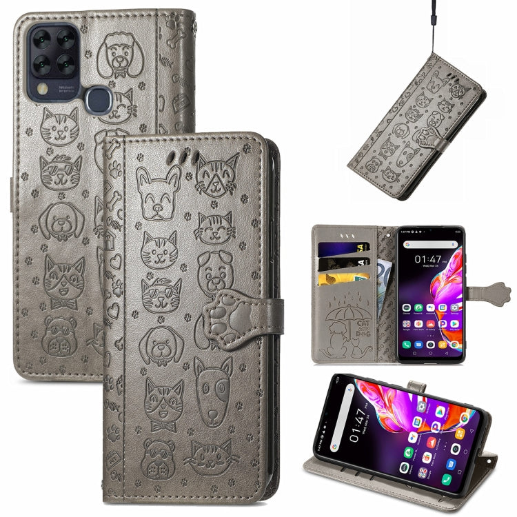 Lovely Cat and Dog Embossing Pattern Horizontal Flip Leather Case , with Holder & Card Slots & Wallet & Cartoon Clasp & Lanyard, For Blackview A100, For Huawei nova 8 SE Youth, For Infinix Hot 10T, For Infinix Note 10 Pro, For infinix Smart 5          ...