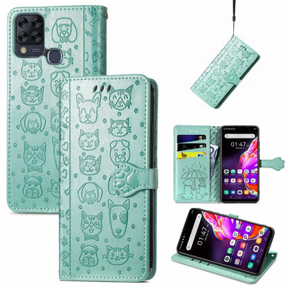 Lovely Cat and Dog Embossing Pattern Horizontal Flip Leather Case , with Holder & Card Slots & Wallet & Cartoon Clasp & Lanyard, For Blackview A100, For Huawei nova 8 SE Youth, For Infinix Hot 10T, For Infinix Note 10 Pro, For infinix Smart 5          ...