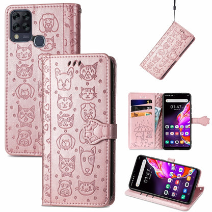 Lovely Cat and Dog Embossing Pattern Horizontal Flip Leather Case , with Holder & Card Slots & Wallet & Cartoon Clasp & Lanyard, For Blackview A100, For Huawei nova 8 SE Youth, For Infinix Hot 10T, For Infinix Note 10 Pro, For infinix Smart 5          ...