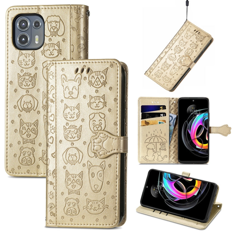 Lovely Cat and Dog Embossing Pattern Horizontal Flip Leather Case , with Holder & Card Slots & Wallet & Cartoon Clasp & Lanyard, For Blackview A100, For Huawei nova 8 SE Youth, For Infinix Hot 10T, For Infinix Note 10 Pro, For infinix Smart 5          ...