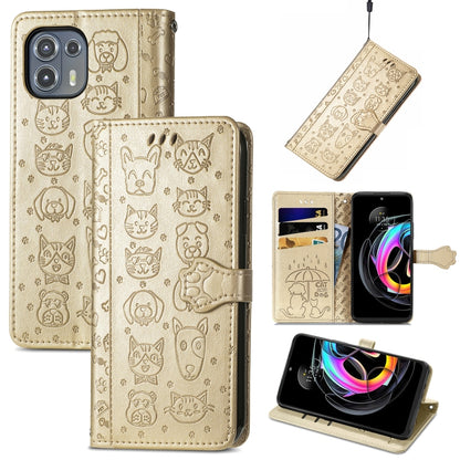 Lovely Cat and Dog Embossing Pattern Horizontal Flip Leather Case , with Holder & Card Slots & Wallet & Cartoon Clasp & Lanyard, For Blackview A100, For Huawei nova 8 SE Youth, For Infinix Hot 10T, For Infinix Note 10 Pro, For infinix Smart 5          ...