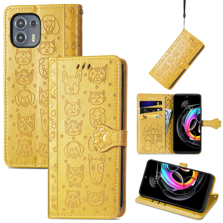 Lovely Cat and Dog Embossing Pattern Horizontal Flip Leather Case , with Holder & Card Slots & Wallet & Cartoon Clasp & Lanyard, For Blackview A100, For Huawei nova 8 SE Youth, For Infinix Hot 10T, For Infinix Note 10 Pro, For infinix Smart 5          ...