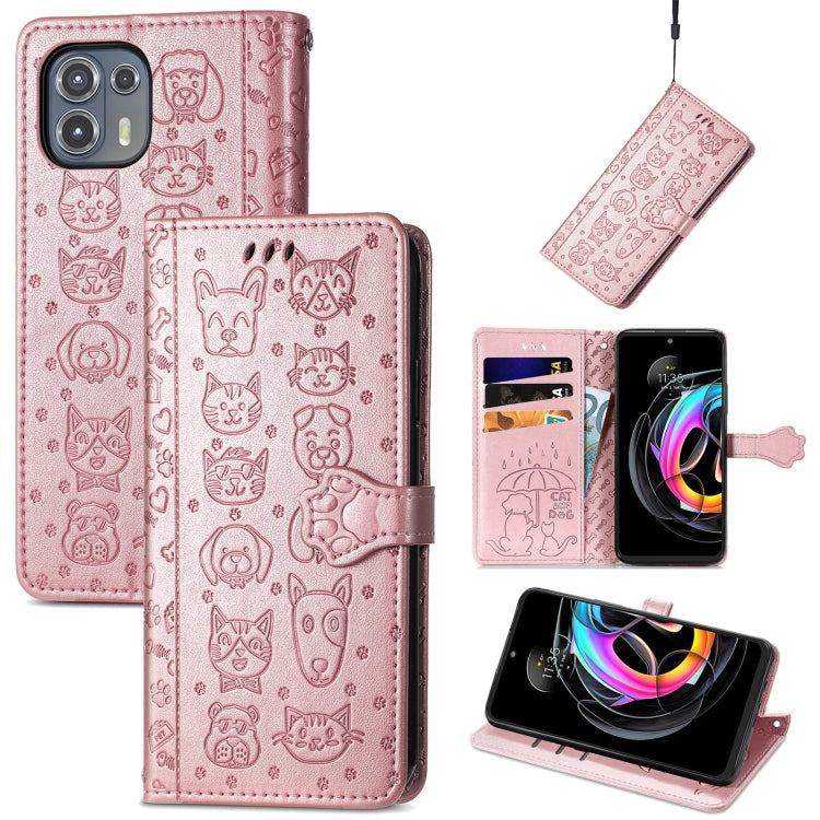 Lovely Cat and Dog Embossing Pattern Horizontal Flip Leather Case , with Holder & Card Slots & Wallet & Cartoon Clasp & Lanyard, For Blackview A100, For Huawei nova 8 SE Youth, For Infinix Hot 10T, For Infinix Note 10 Pro, For infinix Smart 5          ...