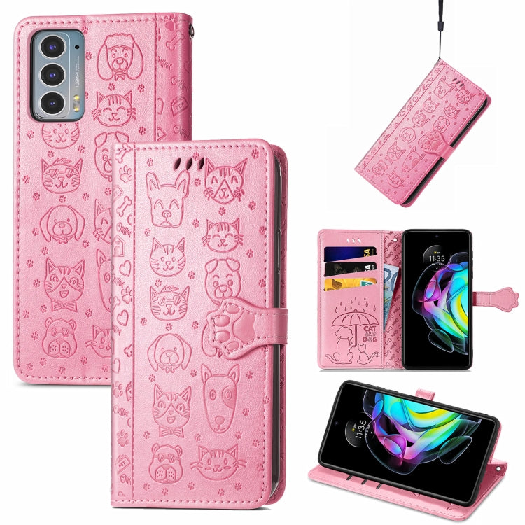 Lovely Cat and Dog Embossing Pattern Horizontal Flip Leather Case , with Holder & Card Slots & Wallet & Cartoon Clasp & Lanyard, For Blackview A100, For Huawei nova 8 SE Youth, For Infinix Hot 10T, For Infinix Note 10 Pro, For infinix Smart 5          ...