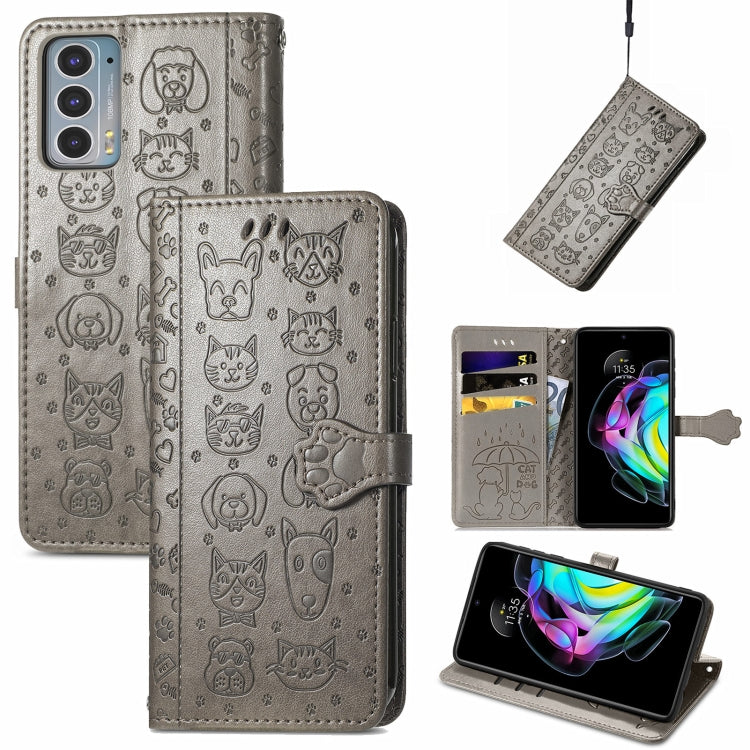 Lovely Cat and Dog Embossing Pattern Horizontal Flip Leather Case , with Holder & Card Slots & Wallet & Cartoon Clasp & Lanyard, For Blackview A100, For Huawei nova 8 SE Youth, For Infinix Hot 10T, For Infinix Note 10 Pro, For infinix Smart 5          ...