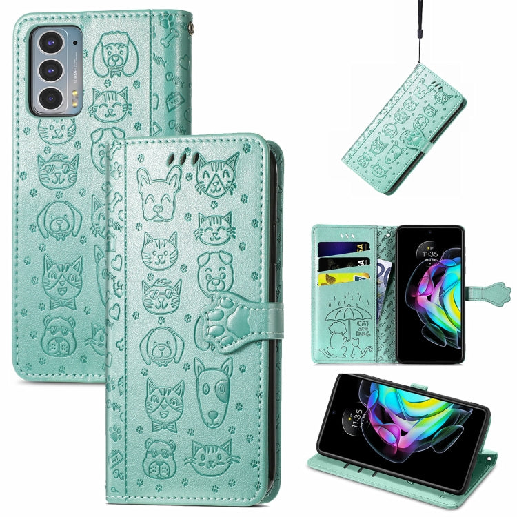 Lovely Cat and Dog Embossing Pattern Horizontal Flip Leather Case , with Holder & Card Slots & Wallet & Cartoon Clasp & Lanyard, For Blackview A100, For Huawei nova 8 SE Youth, For Infinix Hot 10T, For Infinix Note 10 Pro, For infinix Smart 5          ...