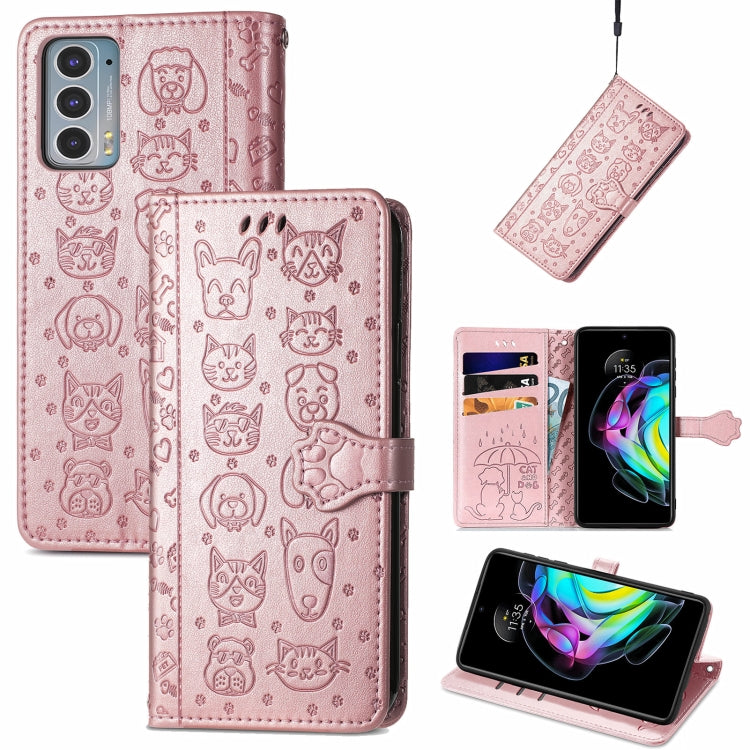 Lovely Cat and Dog Embossing Pattern Horizontal Flip Leather Case , with Holder & Card Slots & Wallet & Cartoon Clasp & Lanyard, For Blackview A100, For Huawei nova 8 SE Youth, For Infinix Hot 10T, For Infinix Note 10 Pro, For infinix Smart 5          ...