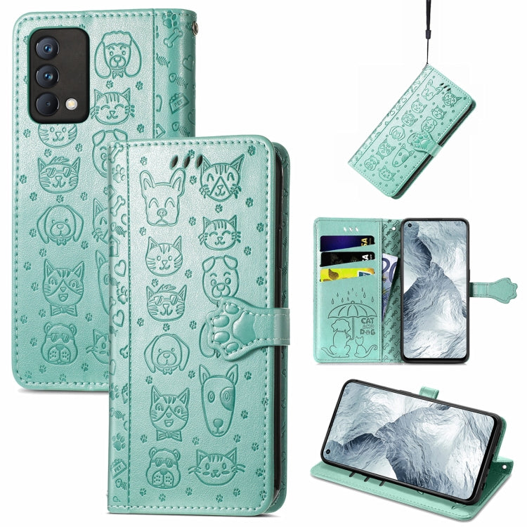Lovely Cat and Dog Embossing Pattern Horizontal Flip Leather Case , with Holder & Card Slots & Wallet & Cartoon Clasp & Lanyard, For Blackview A100, For Huawei nova 8 SE Youth, For Infinix Hot 10T, For Infinix Note 10 Pro, For infinix Smart 5          ...