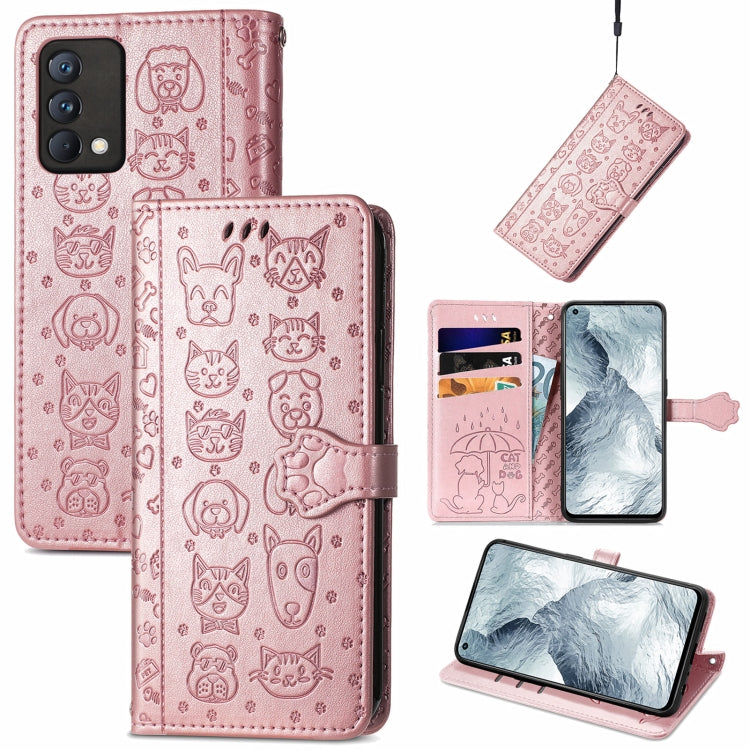 Lovely Cat and Dog Embossing Pattern Horizontal Flip Leather Case , with Holder & Card Slots & Wallet & Cartoon Clasp & Lanyard, For Blackview A100, For Huawei nova 8 SE Youth, For Infinix Hot 10T, For Infinix Note 10 Pro, For infinix Smart 5          ...
