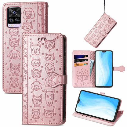 Lovely Cat and Dog Embossing Pattern Horizontal Flip Leather Case , with Holder & Card Slots & Wallet & Cartoon Clasp & Lanyard, For Blackview A100, For Huawei nova 8 SE Youth, For Infinix Hot 10T, For Infinix Note 10 Pro, For infinix Smart 5          ...