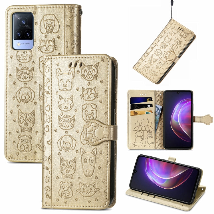 Lovely Cat and Dog Embossing Pattern Horizontal Flip Leather Case , with Holder & Card Slots & Wallet & Cartoon Clasp & Lanyard, For Blackview A100, For Huawei nova 8 SE Youth, For Infinix Hot 10T, For Infinix Note 10 Pro, For infinix Smart 5          ...
