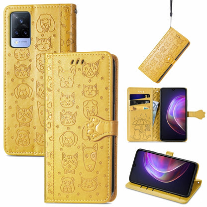 Lovely Cat and Dog Embossing Pattern Horizontal Flip Leather Case , with Holder & Card Slots & Wallet & Cartoon Clasp & Lanyard, For Blackview A100, For Huawei nova 8 SE Youth, For Infinix Hot 10T, For Infinix Note 10 Pro, For infinix Smart 5          ...