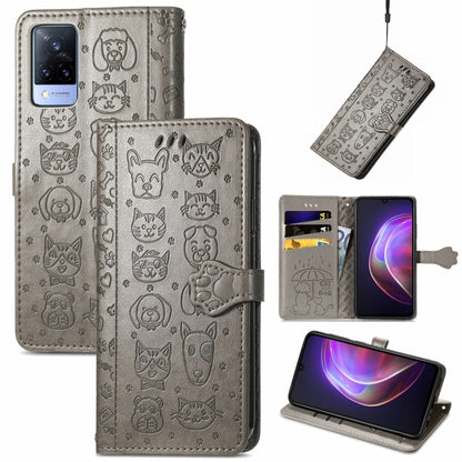 Lovely Cat and Dog Embossing Pattern Horizontal Flip Leather Case , with Holder & Card Slots & Wallet & Cartoon Clasp & Lanyard, For Blackview A100, For Huawei nova 8 SE Youth, For Infinix Hot 10T, For Infinix Note 10 Pro, For infinix Smart 5          ...
