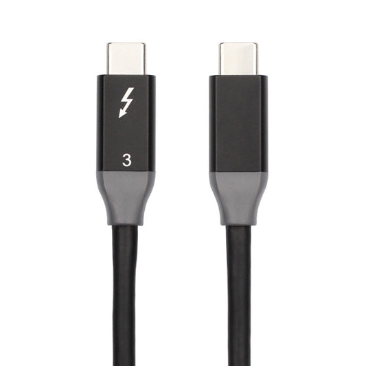 100W USB-C / Typ-C 4.0 Stecker auf USB-C / Typ-C 4.0 Stecker Zweifarbiges Vollfunktions-Datenkabel für Thunderbolt 3, 0,31 m, 0,61 m, 0,95 m, 1,22 m