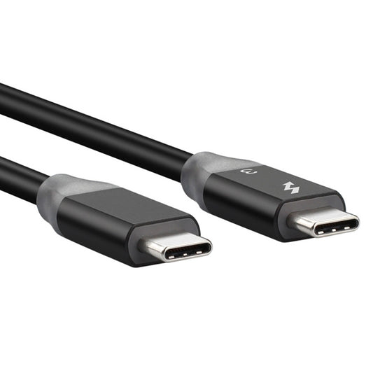 100W USB-C / Typ-C 4.0 Stecker auf USB-C / Typ-C 4.0 Stecker Zweifarbiges Vollfunktions-Datenkabel für Thunderbolt 3, 0,31 m, 0,61 m, 0,95 m, 1,22 m