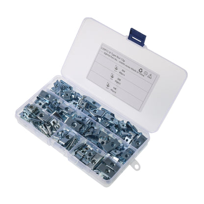 120 PCS Car M4/M5/M6 Fastener Clips Base U-shaped Clip Nut, A6091