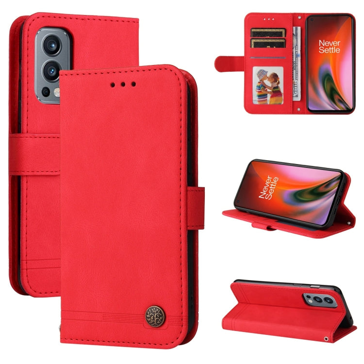 Skin Feel Life Tree Metal Button Horizontal Flip Leather Case with Holder & Card Slot & Wallet & Photo Frame & Strap, For OnePlus Nord 2 5G, For OnePlus Nord CE 5G, For OPPO Realme 7 5G / V5 5G, For Xiaomi Redmi 10, For Xiaomi Mi 11T Pro / Mi 11T      ...