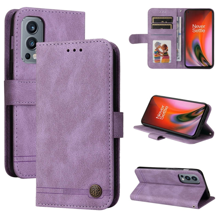 Skin Feel Life Tree Metal Button Horizontal Flip Leather Case with Holder & Card Slot & Wallet & Photo Frame & Strap, For OnePlus Nord 2 5G, For OnePlus Nord CE 5G, For OPPO Realme 7 5G / V5 5G, For Xiaomi Redmi 10, For Xiaomi Mi 11T Pro / Mi 11T      ...