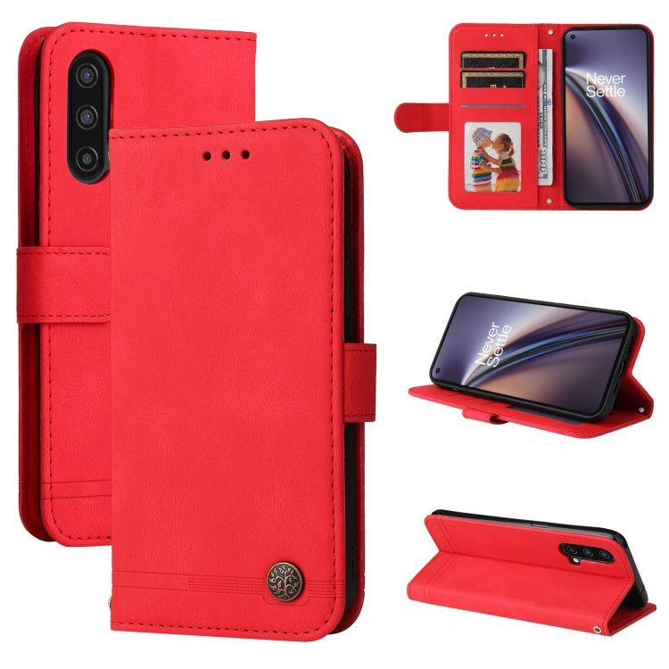 Skin Feel Life Tree Metal Button Horizontal Flip Leather Case with Holder & Card Slot & Wallet & Photo Frame & Strap, For OnePlus Nord 2 5G, For OnePlus Nord CE 5G, For OPPO Realme 7 5G / V5 5G, For Xiaomi Redmi 10, For Xiaomi Mi 11T Pro / Mi 11T      ...