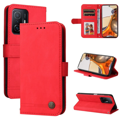 Skin Feel Life Tree Metal Button Horizontal Flip Leather Case with Holder & Card Slot & Wallet & Photo Frame & Strap, For OnePlus Nord 2 5G, For OnePlus Nord CE 5G, For OPPO Realme 7 5G / V5 5G, For Xiaomi Redmi 10, For Xiaomi Mi 11T Pro / Mi 11T      ...