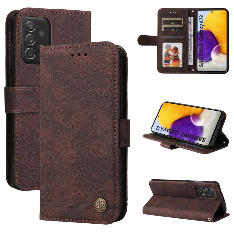 Skin Feel Life Tree Metal Button Horizontal Flip Leather Case with Holder & Card Slot & Wallet & Photo Frame & Strap, For OnePlus Nord 2 5G, For OnePlus Nord CE 5G, For OPPO Realme 7 5G / V5 5G, For Xiaomi Redmi 10, For Xiaomi Mi 11T Pro / Mi 11T      ...