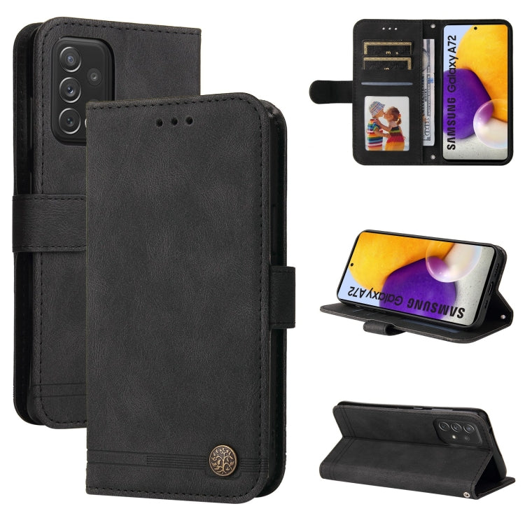 Skin Feel Life Tree Metal Button Horizontal Flip Leather Case with Holder & Card Slot & Wallet & Photo Frame & Strap, For OnePlus Nord 2 5G, For OnePlus Nord CE 5G, For OPPO Realme 7 5G / V5 5G, For Xiaomi Redmi 10, For Xiaomi Mi 11T Pro / Mi 11T      ...
