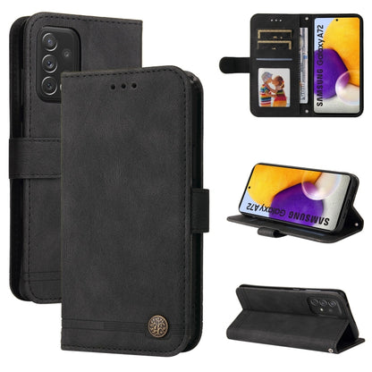 Skin Feel Life Tree Metal Button Horizontal Flip Leather Case with Holder & Card Slot & Wallet & Photo Frame & Strap, For OnePlus Nord 2 5G, For OnePlus Nord CE 5G, For OPPO Realme 7 5G / V5 5G, For Xiaomi Redmi 10, For Xiaomi Mi 11T Pro / Mi 11T      ...