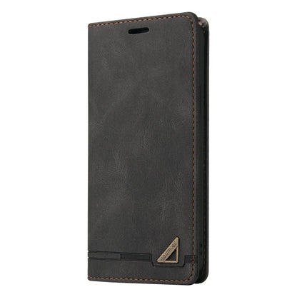 For Samsung Galaxy A03s 166mm Skin Feel Anti-theft Brush Horizontal Flip Leather Case with Holder & Card Slots & Wallet(Brown), For Samsung Galaxy A03s 166mm