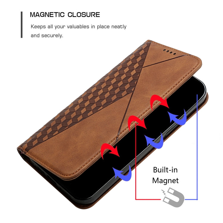 Diamond Pattern Splicing Skin Feel Magnetic Horizontal Flip Leather Case with Card Slots & Holder & Wallet, For OPPO A16s / A16 / A54s / A53s 5G / A55 5G, For OPPO Realme V13 5G / Realme 8 5G, For Xiaomi Redmi 10                                        ...
