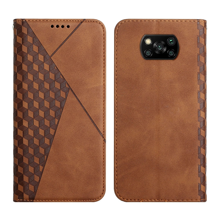 Diamond Pattern Splicing Skin Feel Magnetic Horizontal Flip Leather Case with Card Slots & Holder & Wallet, For OPPO A16s / A16 / A54s / A53s 5G / A55 5G, For OPPO Realme V13 5G / Realme 8 5G, For Xiaomi Redmi 10                                        ...