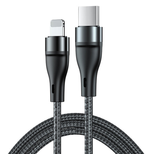 ADC-003 Type-C to 8 Pin PD Fast Charging Weave Data Cable, 1m