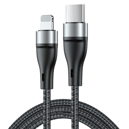 ADC-003 Type-C to 8 Pin PD Fast Charging Weave Data Cable, 1m