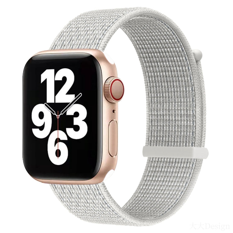 Hook and Loop Fastener Dual Section Replacement Watchband For Apple Watch Series, 7 41mm / 6&SE&5&4 40mm / 3&2&1 38mm, 7 45mm / 6&SE&5&4 44mm / 3&2&1 42mm