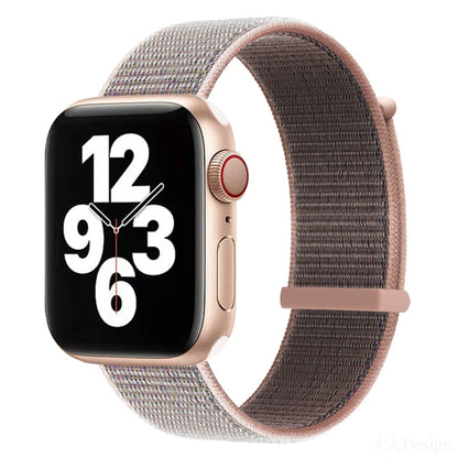 Bracelet de montre de remplacement à double section à fermeture auto-agrippante pour Apple Watch Series, 7 41 mm / 6&SE&5&4 40 mm / 3&2&1 38 mm, 7 45 mm / 6&SE&5&4 44 mm / 3&2&1 42 mm