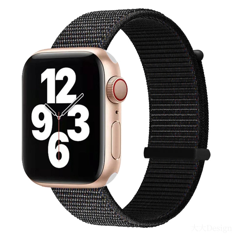 Bracelet de montre de remplacement à double section à fermeture auto-agrippante pour Apple Watch Series, 7 41 mm / 6&SE&5&4 40 mm / 3&2&1 38 mm, 7 45 mm / 6&SE&5&4 44 mm / 3&2&1 42 mm