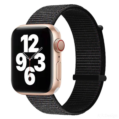 Bracelet de montre de remplacement à double section à fermeture auto-agrippante pour Apple Watch Series, 7 41 mm / 6&SE&5&4 40 mm / 3&2&1 38 mm, 7 45 mm / 6&SE&5&4 44 mm / 3&2&1 42 mm