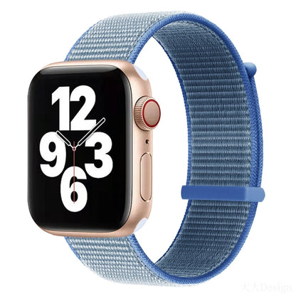 Bracelet de montre de remplacement à double section à fermeture auto-agrippante pour Apple Watch Series, 7 41 mm / 6&SE&5&4 40 mm / 3&2&1 38 mm, 7 45 mm / 6&SE&5&4 44 mm / 3&2&1 42 mm