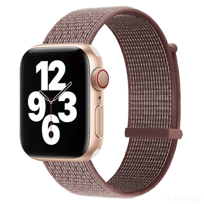 Bracelet de montre de remplacement à double section à fermeture auto-agrippante pour Apple Watch Series, 7 41 mm / 6&SE&5&4 40 mm / 3&2&1 38 mm, 7 45 mm / 6&SE&5&4 44 mm / 3&2&1 42 mm