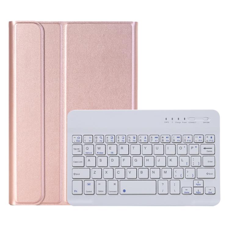 A06B Ultra-thin Detachable Bluetooth Keyboard Leather Case with Pen Slot & Holder for iPad mini 6 / mini 7