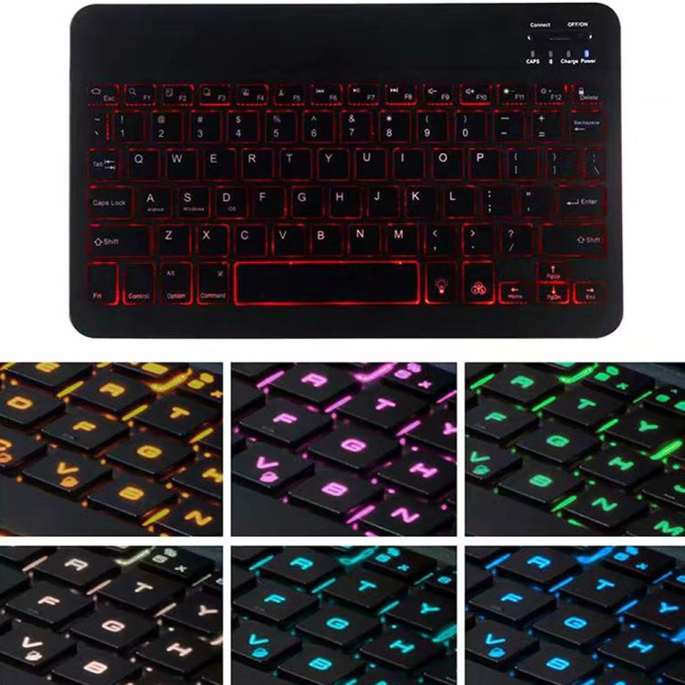 A06BS Ultra-thin Backlight Bluetooth Keyboard Leather Case with Holder & Pen Slot, For iPad mini 6 / mini 7, For iPad mini 6