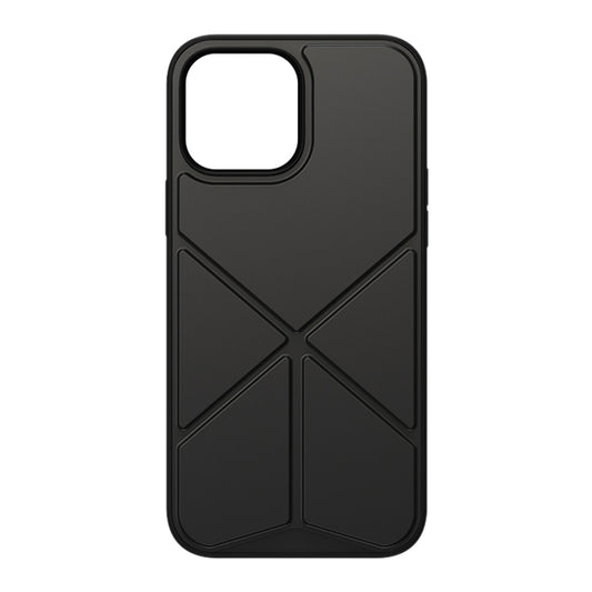 ROCK Element Plus TPU + PC Shockproof Protective Case with Folding Holder, For iPhone 13 Pro Max
