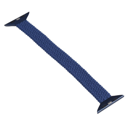 Small Waist Single Loop Nylon Braid Replacement Watchband For Apple Watch Series 7 45mm / 6&SE&5&4 44mm / 3&2&1 42mm, S 145mm, M 155mm, L 165mm