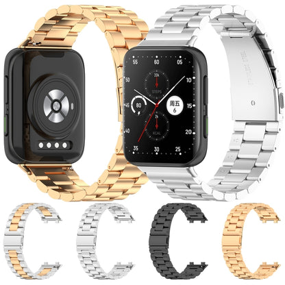 Bracelet de rechange trois billes en acier inoxydable, pour OPPO Watch 2 42mm, pour OPPO Watch 2 46mm