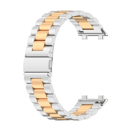 Stainless Steel Three-beads Replacement Strap Watchband, For OPPO Watch 2 42mm, For OPPO Watch 2 46mm